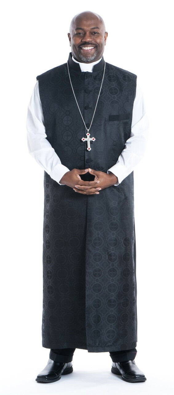 Benedict Full-Length Apron in Black