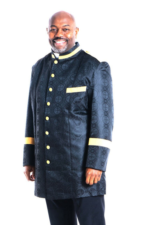 Benedict Jacket For Men in Black &amp; Gold