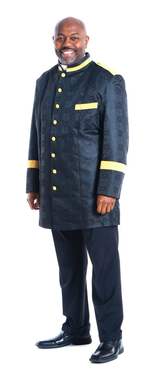 Benedict Jacket For Men in Black &amp; Gold