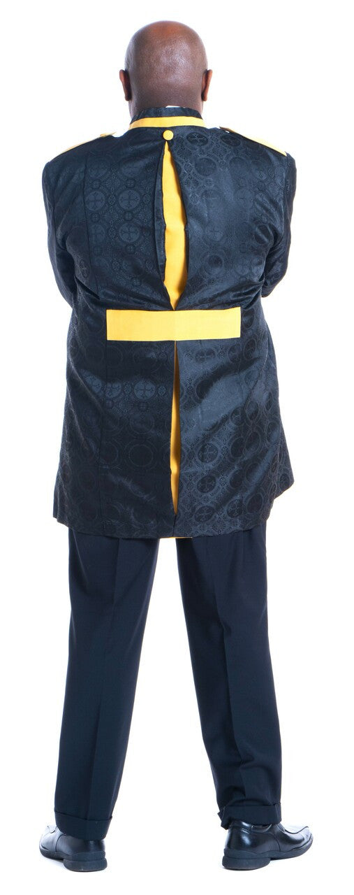 Benedict Jacket For Men in Black &amp; Gold