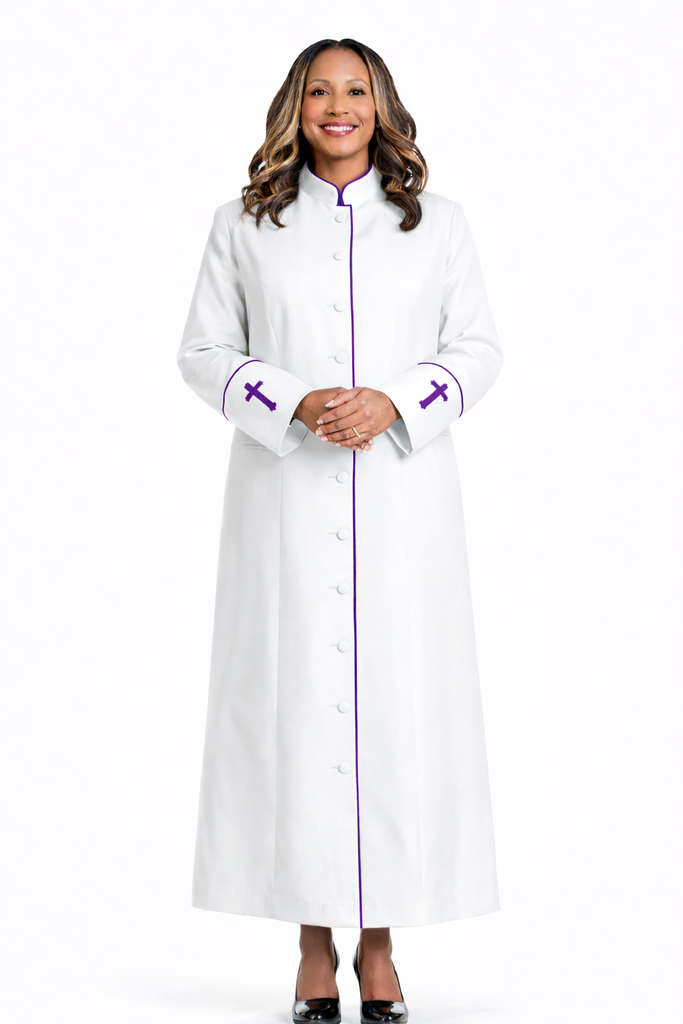 women's clergy dress Black Womens with Modern Kente Cape and Collar Women Clergy Dress Pastor Dress