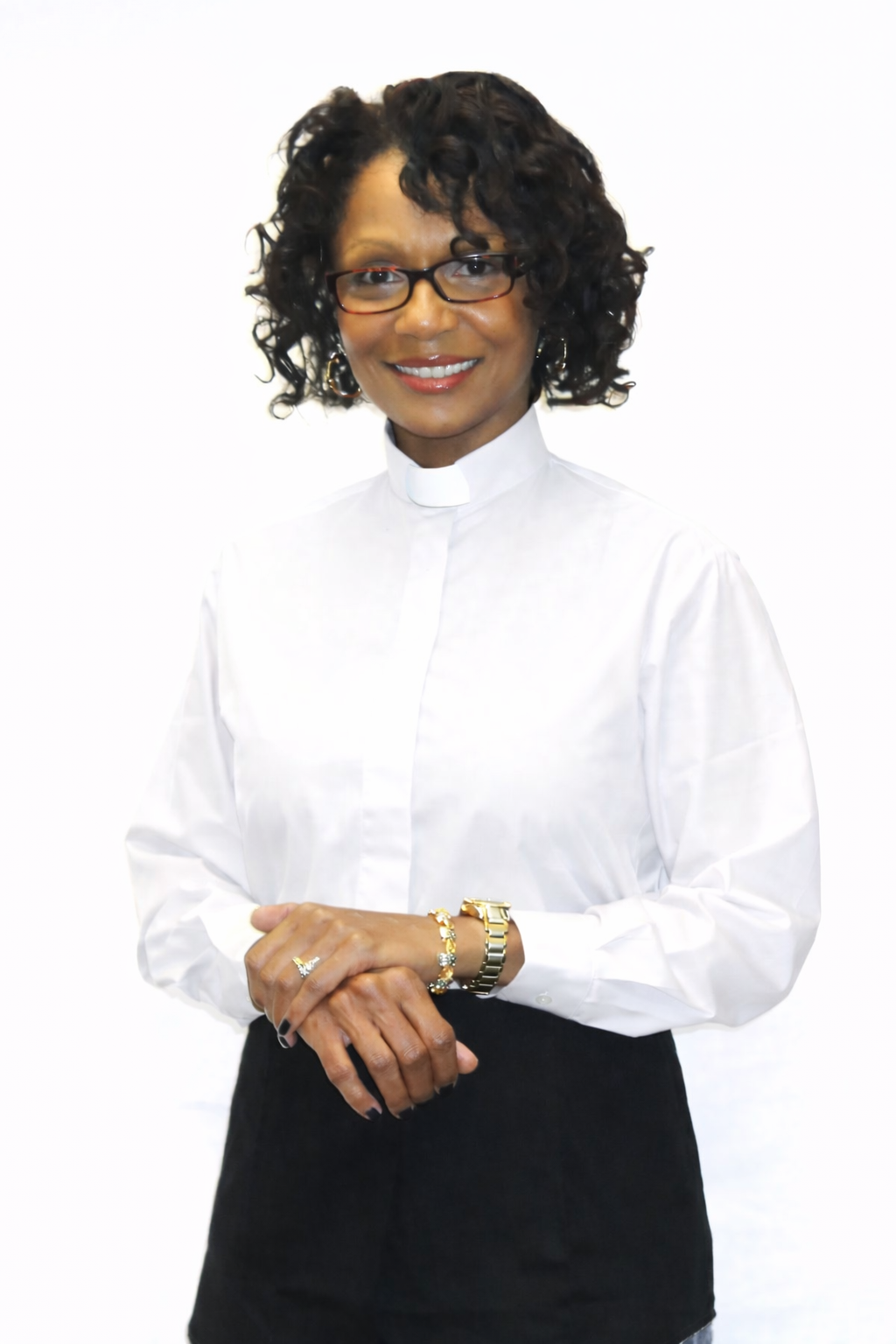 tab collar dress shirts Ladies Tab Collar Clergy Shirt in White