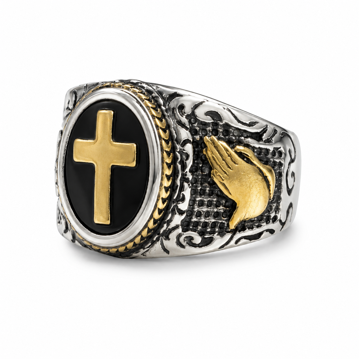 Clergy Ring in Silver & Gold