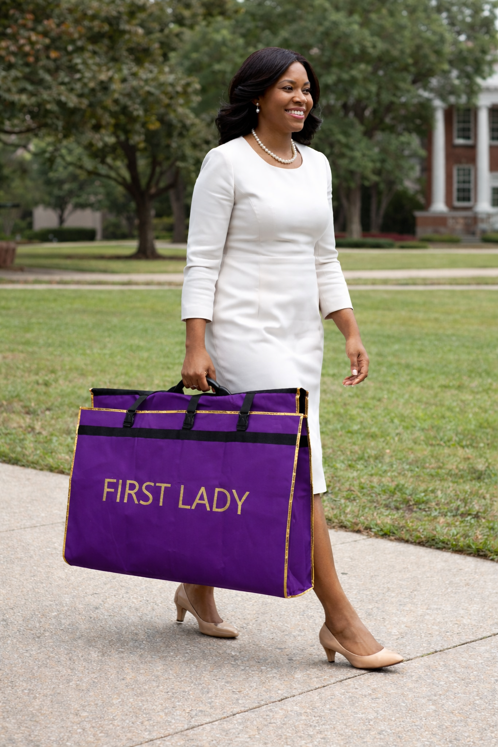 purple dress bag First Lady Clergy Robe Travel Storage Bag in Purple