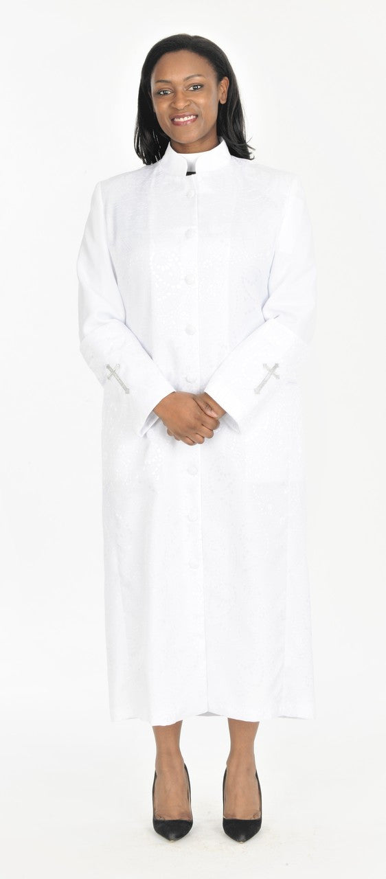 Ladies Gershon Clergy Robe In White
