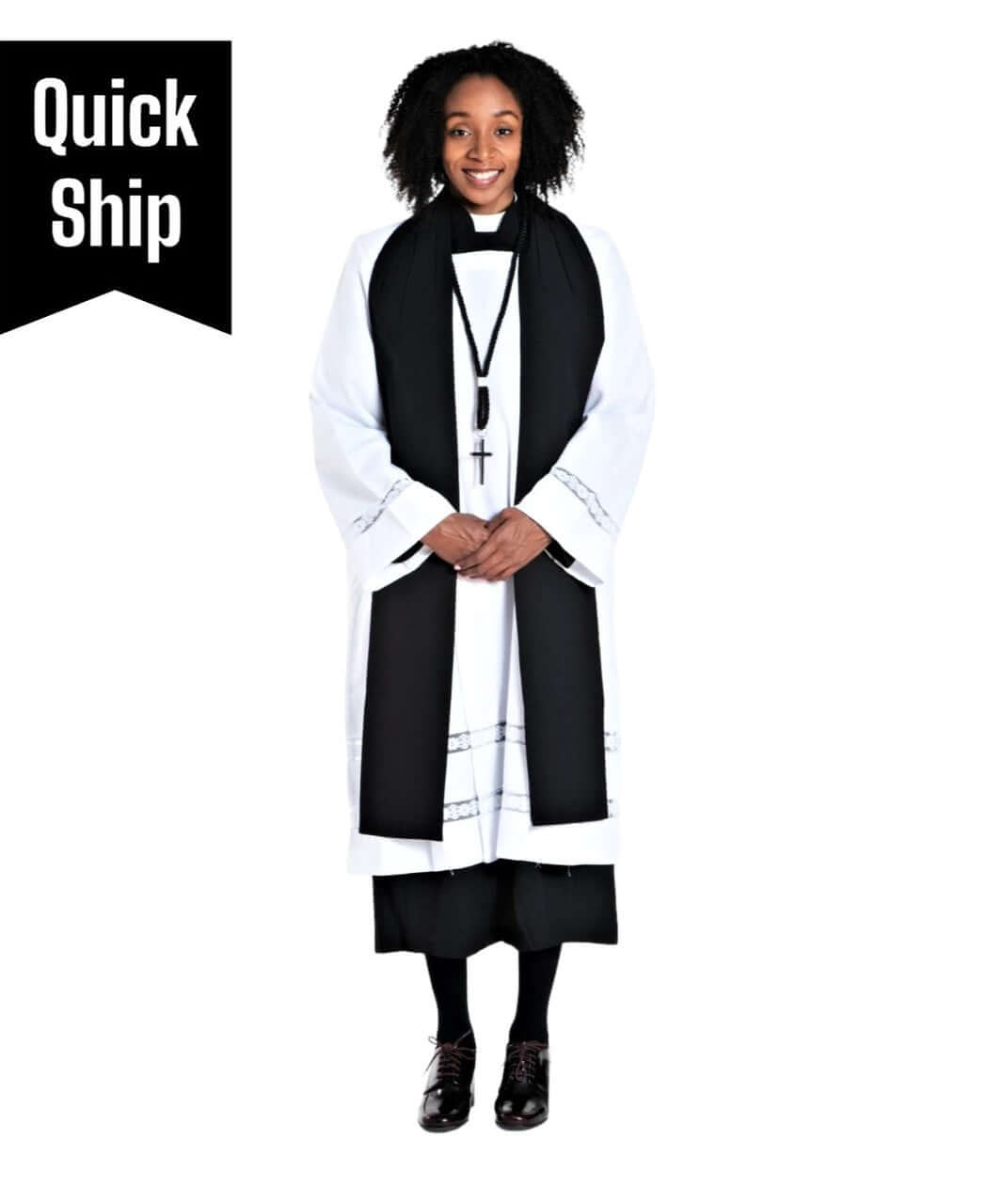 Ladies' Class A Vestment (6 Pieces Included) | Divinity Clergy Wear Ladies' Class A Vestment (6 Pieces Included) | Divinity Clergy Wear