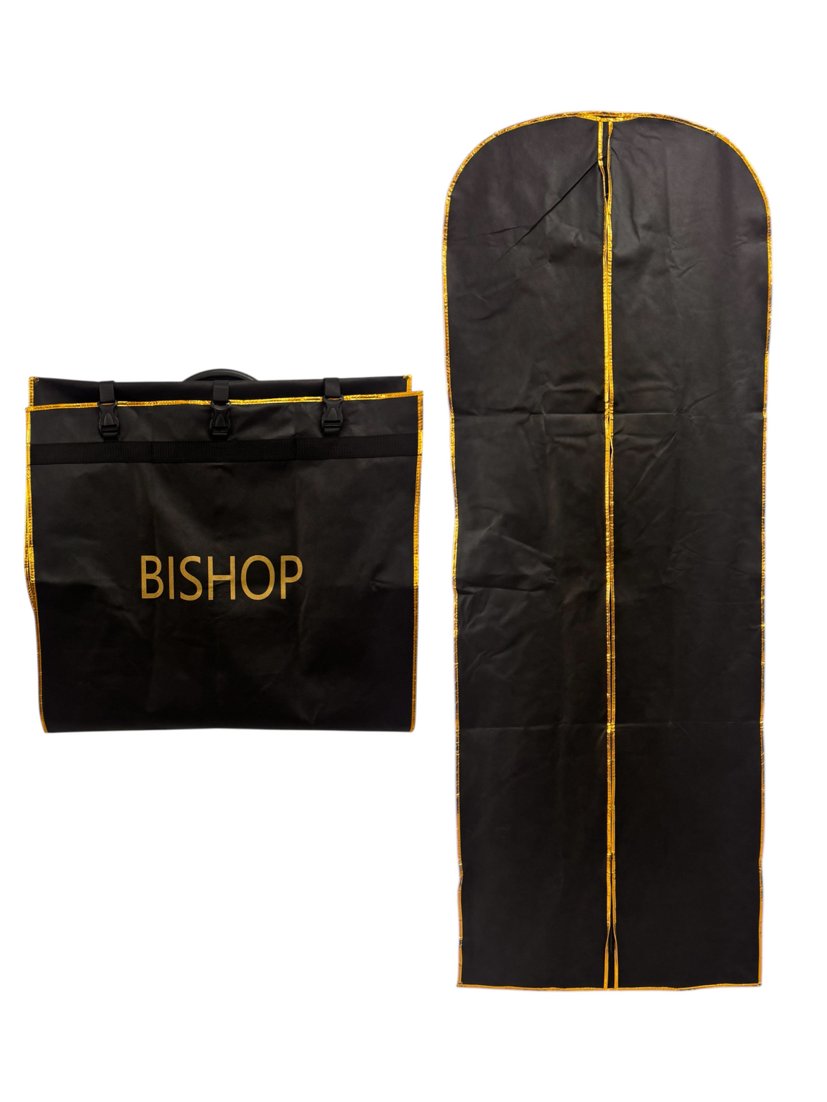 Clergy Robe Travel &amp; Storage Bag in Black &amp; Gold - BISHOP