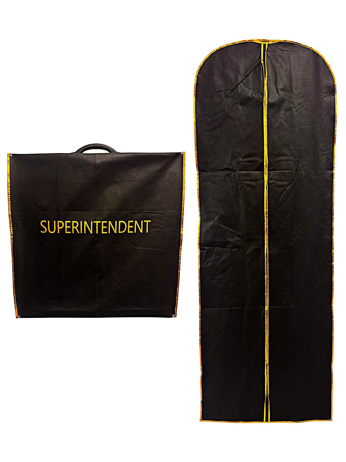 Clergy Robe Travel &amp; Storage Bag in Black &amp; Gold - SUPERINTENDENT