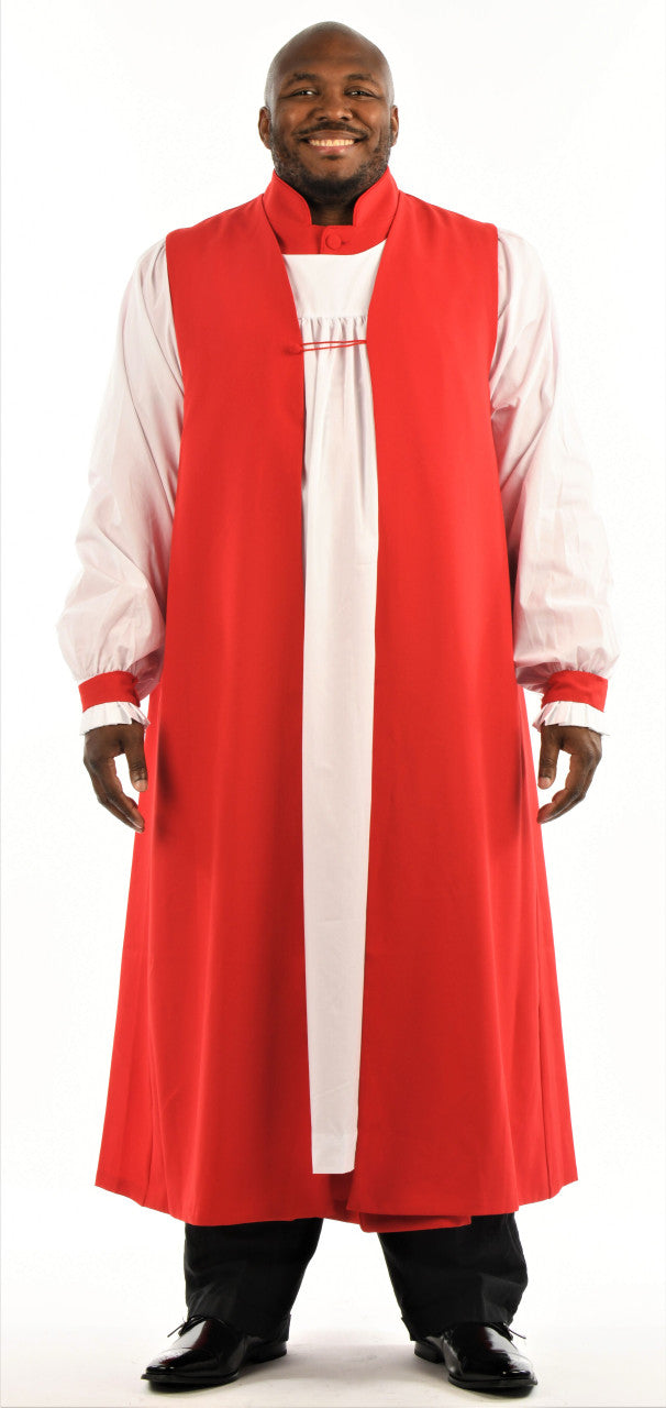Men&#39;s Traditional Chimere In Red